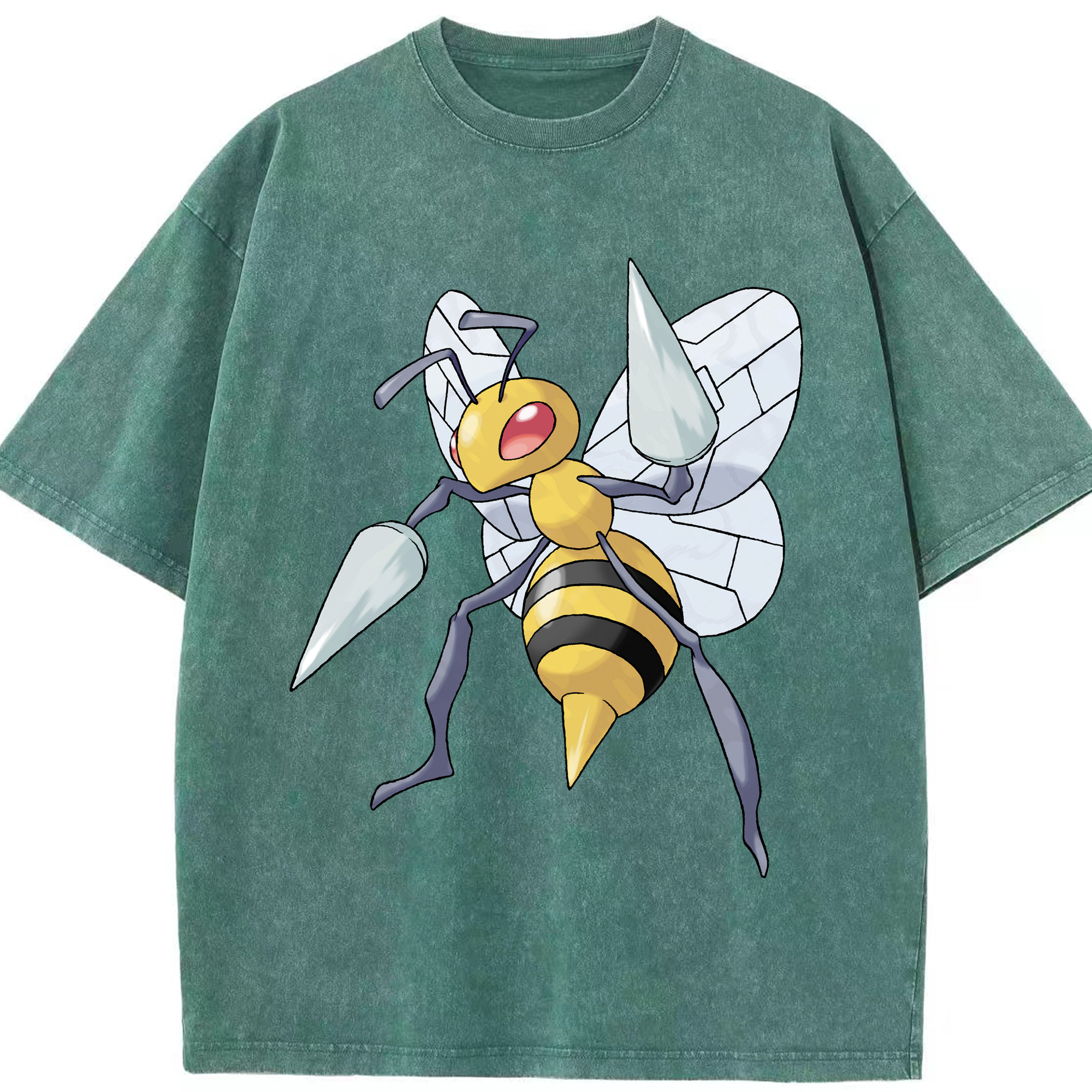 （画像用） ポケットモンスター Pokémon 綿100% ヴィンテージ風 半袖Tシャツ（フロントプリント）